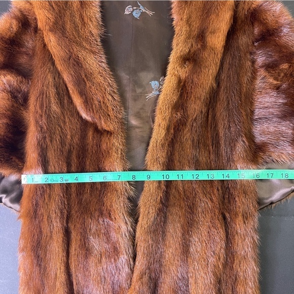 VINTAGE Fur Stole The Cloth Of Gold Mob Wife Mink Shawl Wrap One Size - Picture 9 of 10